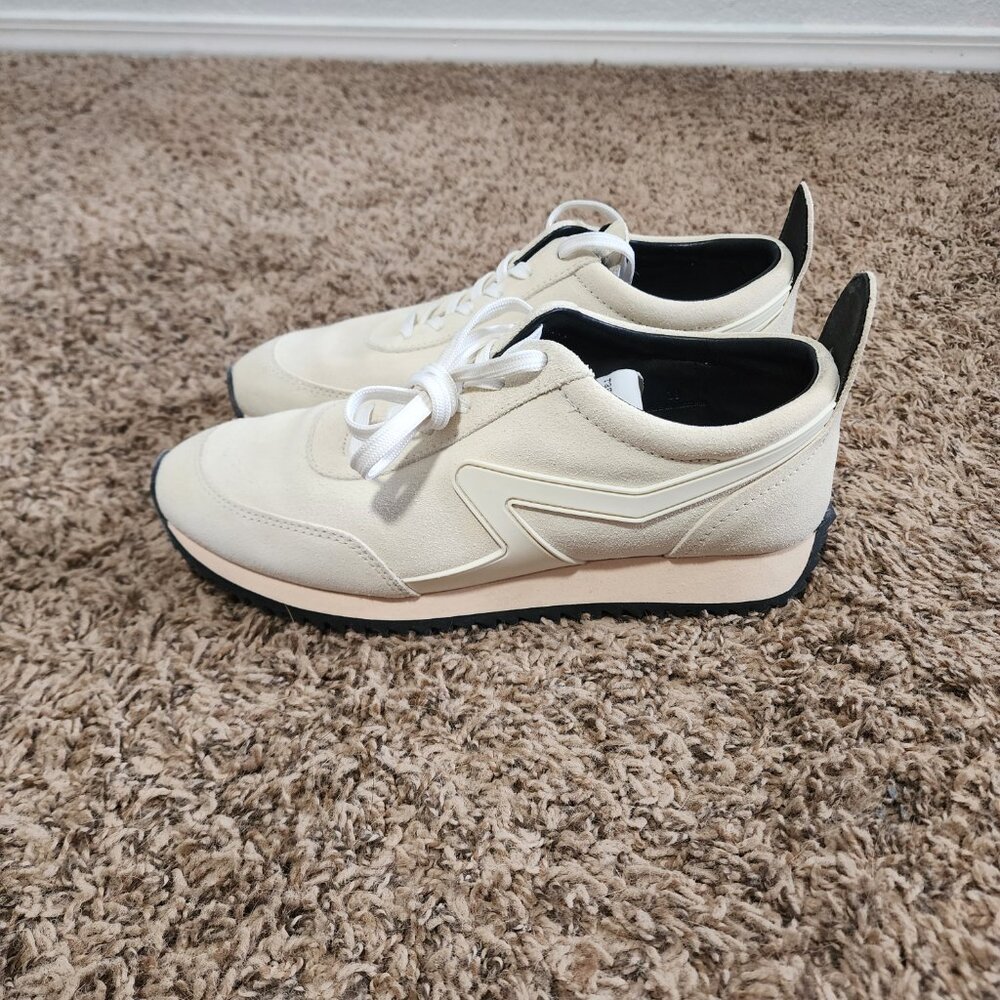 Rag & Bone Suede Retro Runner Shoes Women's Size 39 8.5 Tan Must Read - Picture 3 of 15
